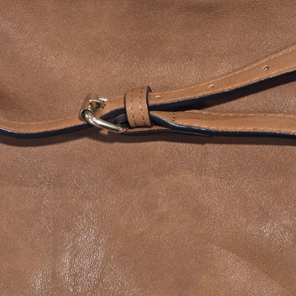 Anna Field Large Tan Faux Leather Bag. Pristine Condition Shoulder Strap 15" - Picture 4 of 8